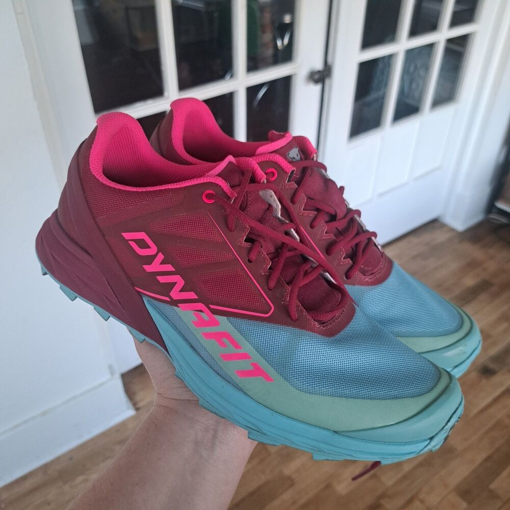 Dynafit Women's Alpine Trail Running Tennis Shoe Beet Pink/Marine Blue Size 11
